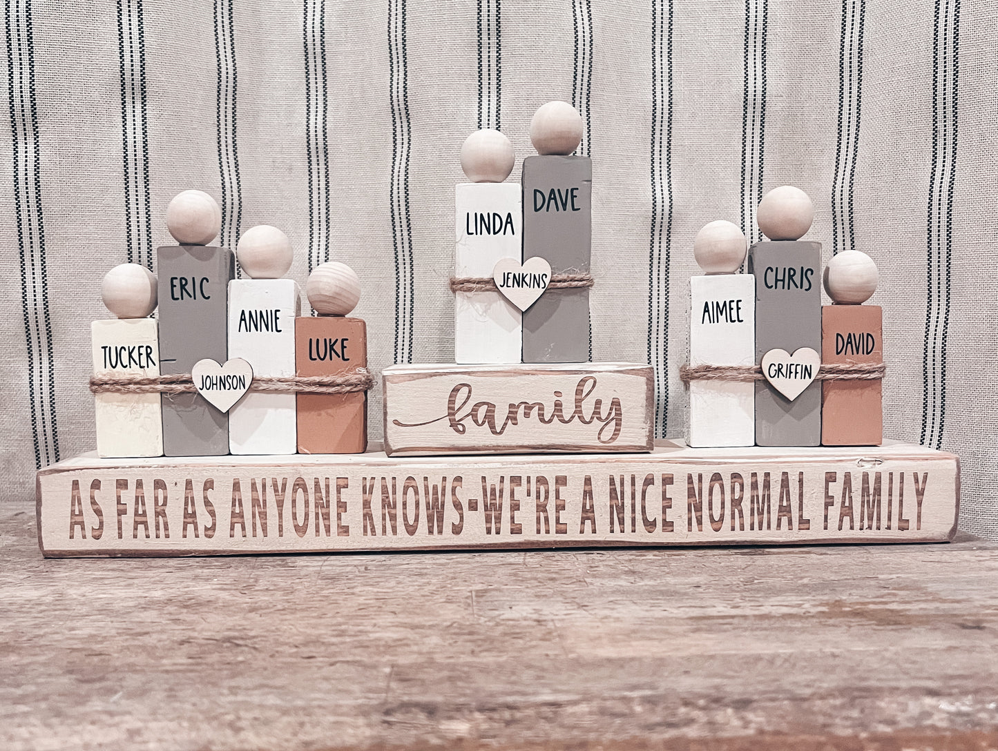 Custom Wood Block Family