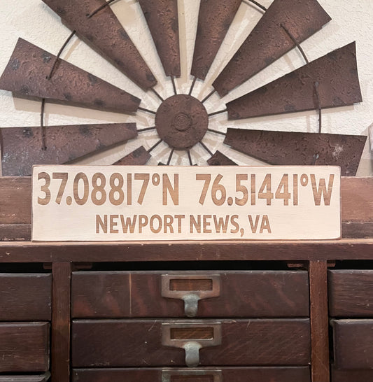 Personalized GPS Sign