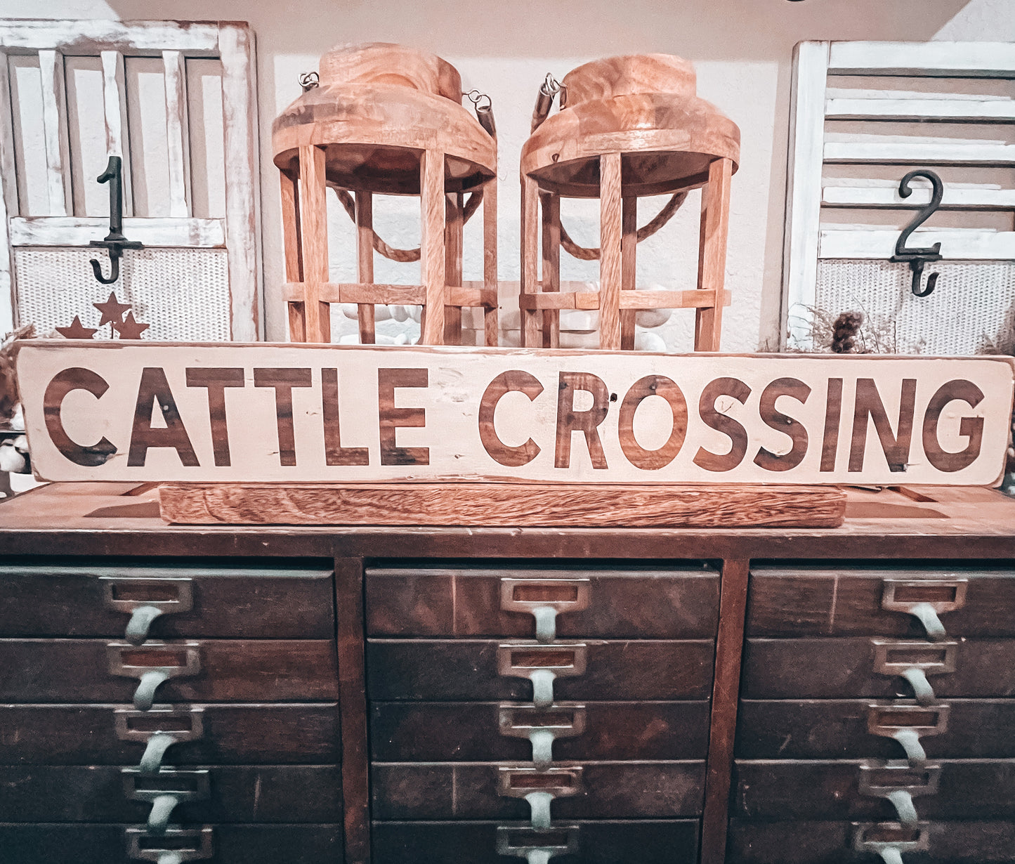 Cattle Crossing Sign