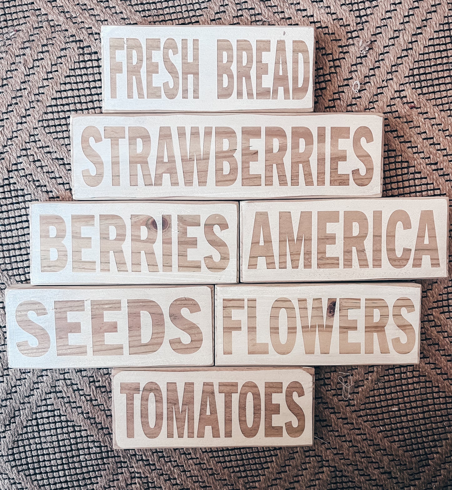 Small Wood Signs