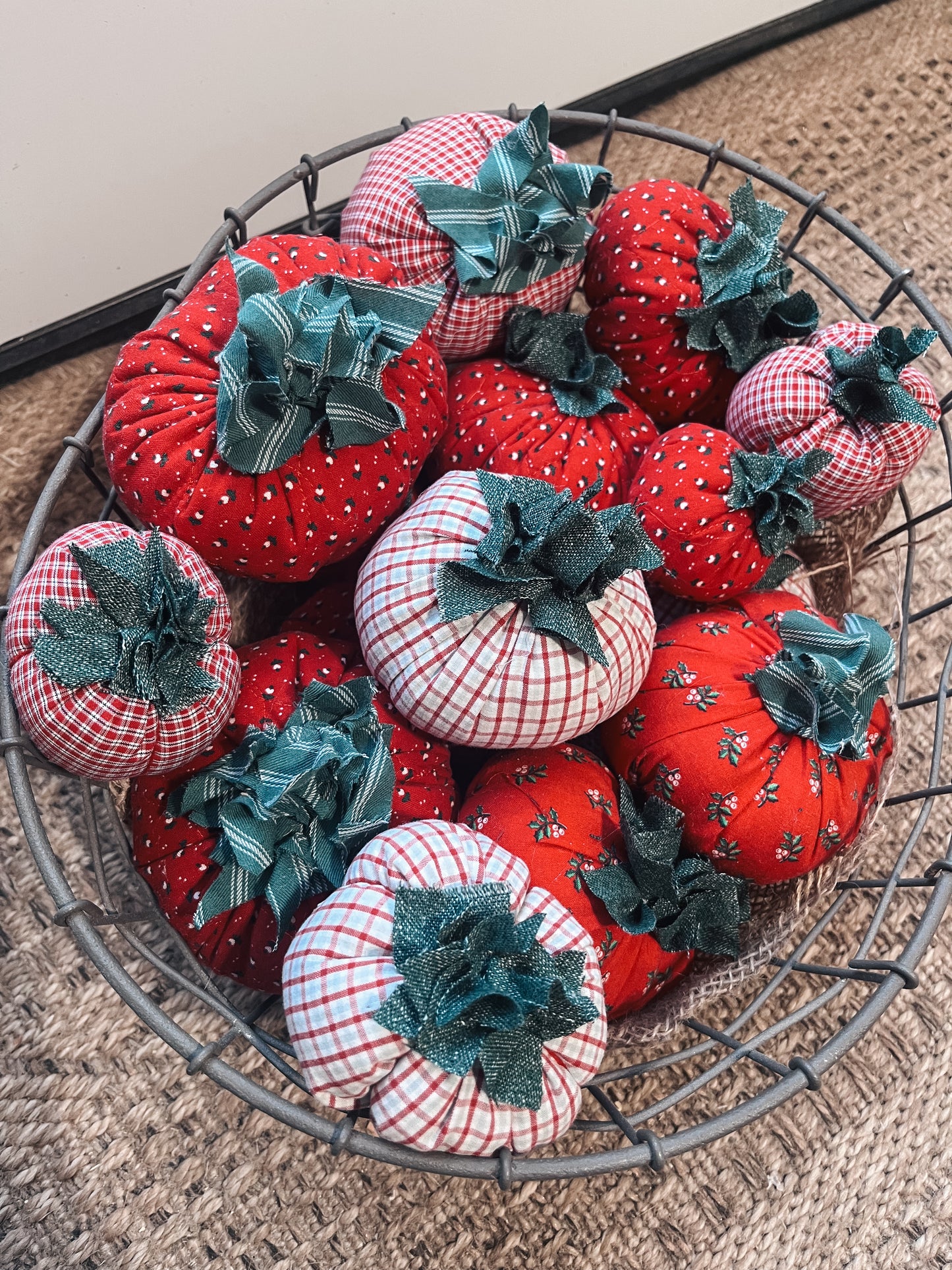 Fabric Tomatoes