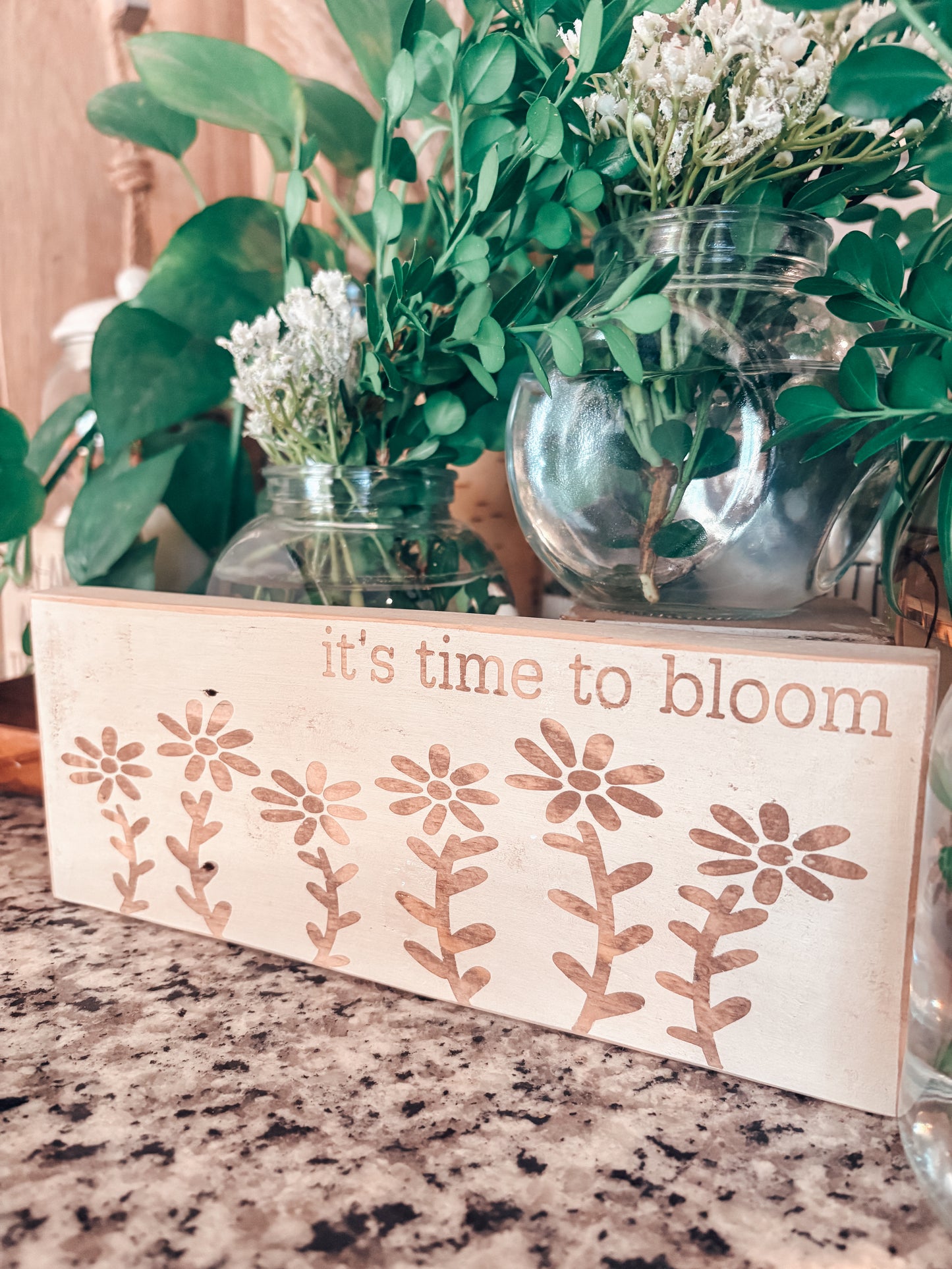 Time to Bloom Sign