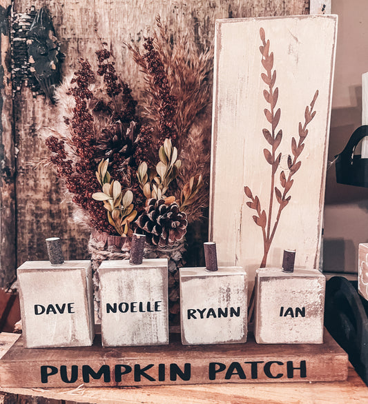 Personalized Pumpkin Set